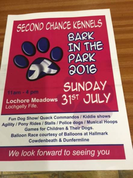 Bark in the Park 31st July 2016